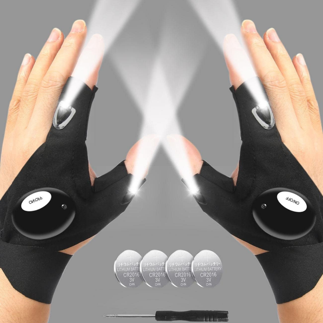 BrightGlove – כפפות עם נורות LED ממוקדות לכל משימה